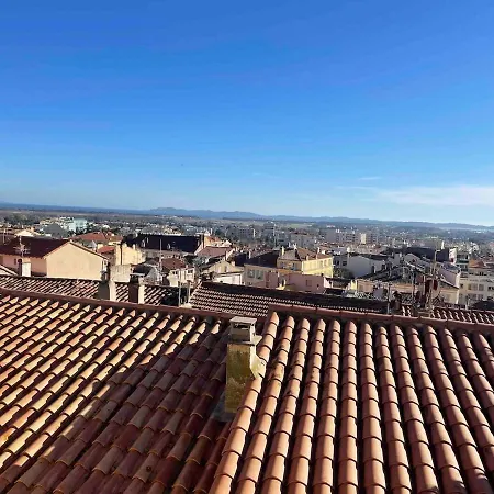 Meuble-vue Mer-vieux Hyeres- Centre Medieval Coeur De Lägenhet